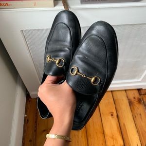 Black Gucci Leather Loafers ON HOLD